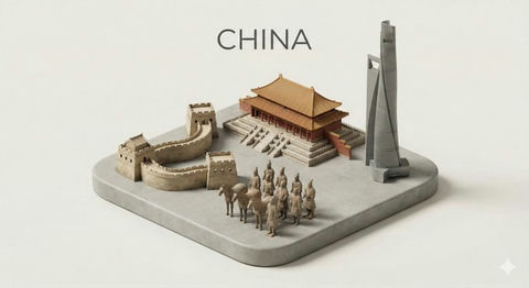 极简地标微景模型 的效果示例图