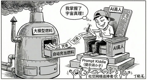 提示词小子讽刺漫画 的效果示例图