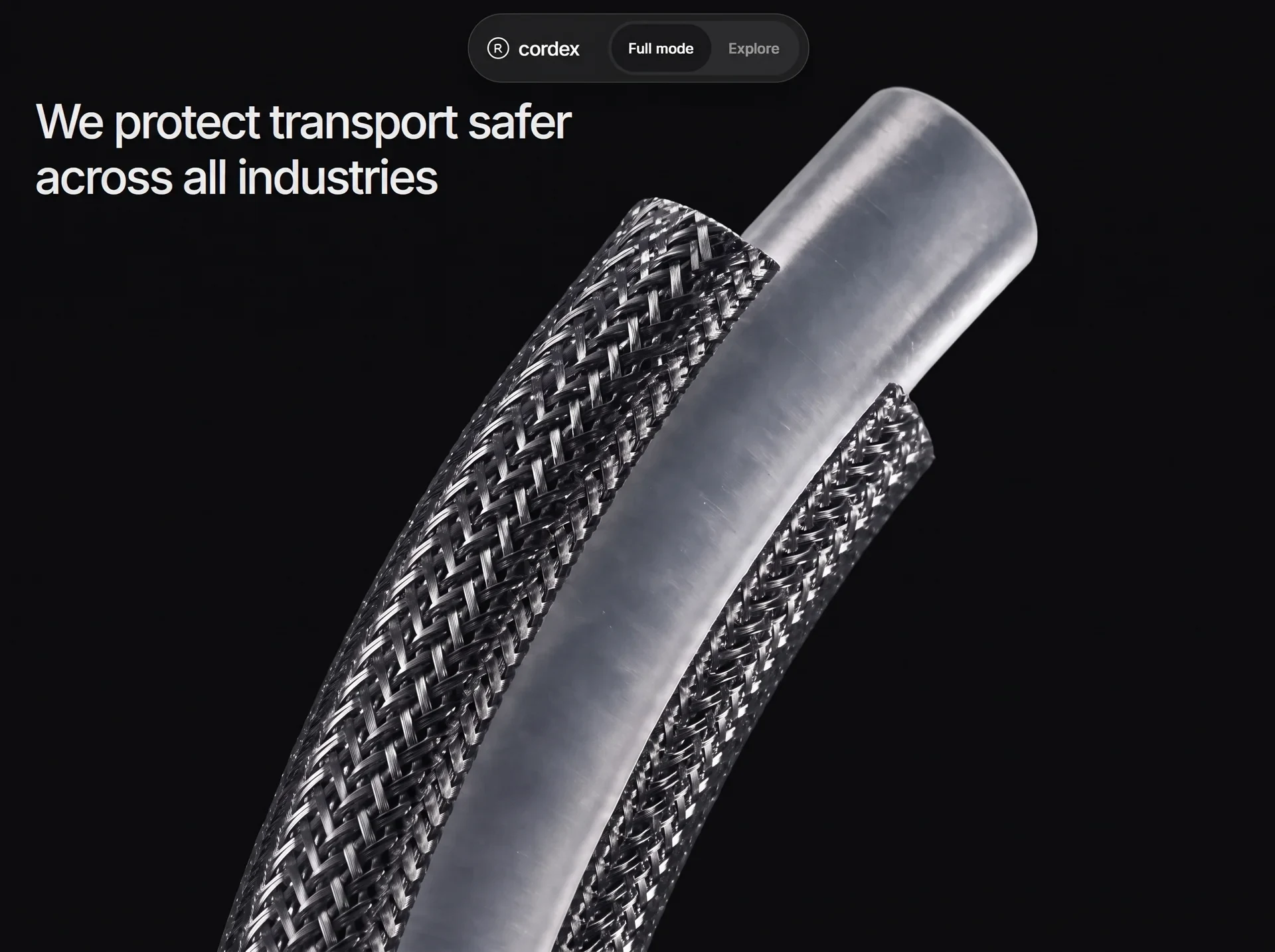 Cordex 智能制造首屏 的效果示例图