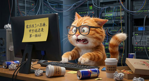 疯狂的程序喵 的效果示例图