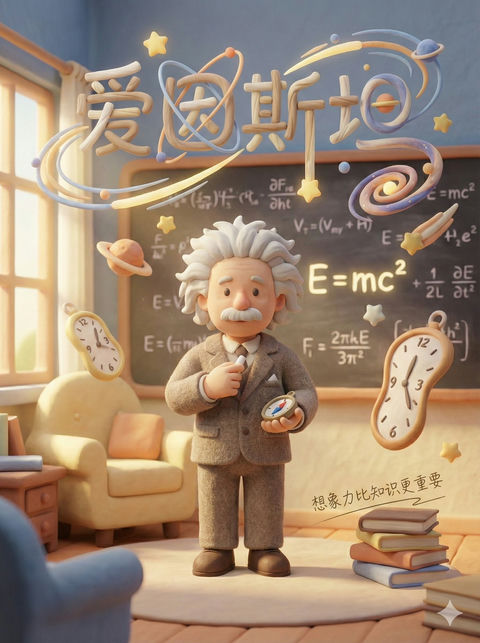 治愈系童话感黏土海报 的效果示例图