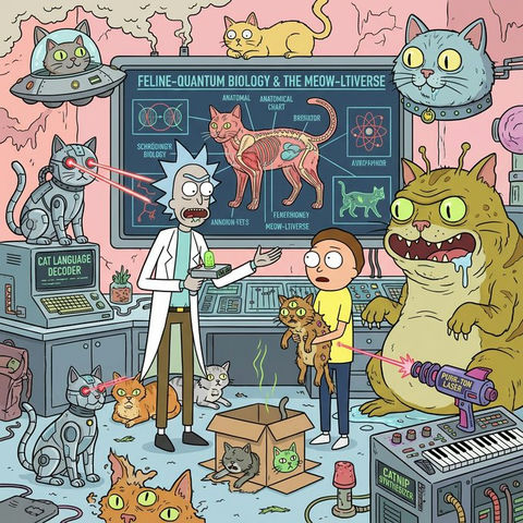 rick and morty画风卡片 的效果示例图