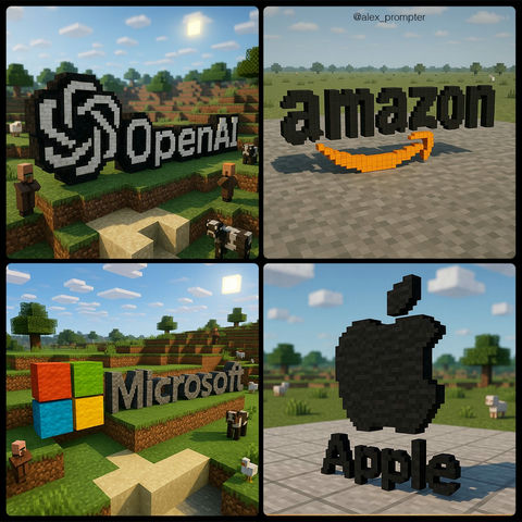 Logo放进我的世界中 的效果示例图