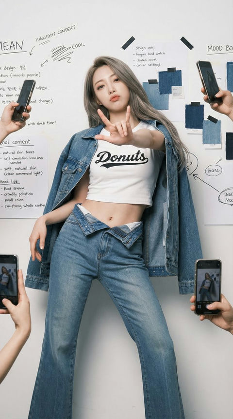 街头酷飒女孩时尚大片 的效果示例图