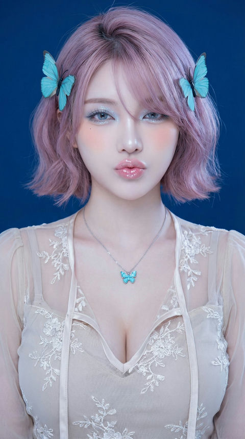 冰蓝瓷肌少女 的效果示例图