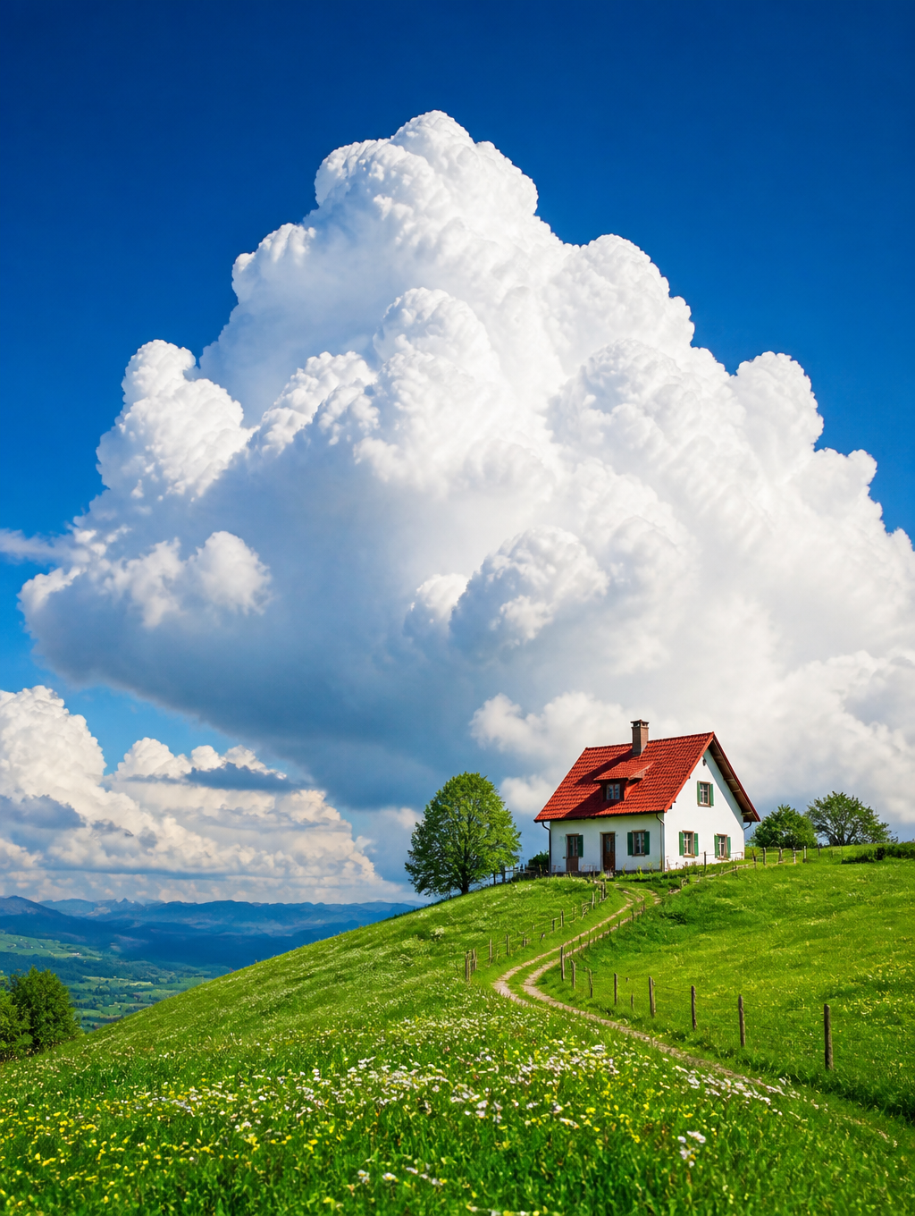 宁静的风景，小而迷人 的效果示例图