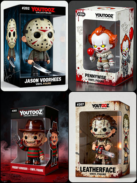 3D chibi风格乙烯基收藏品 的效果示例图