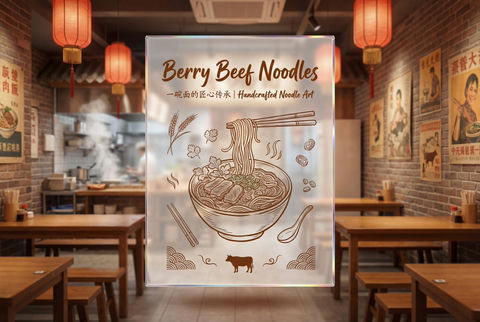 牛肉面挂牌 的效果示例图