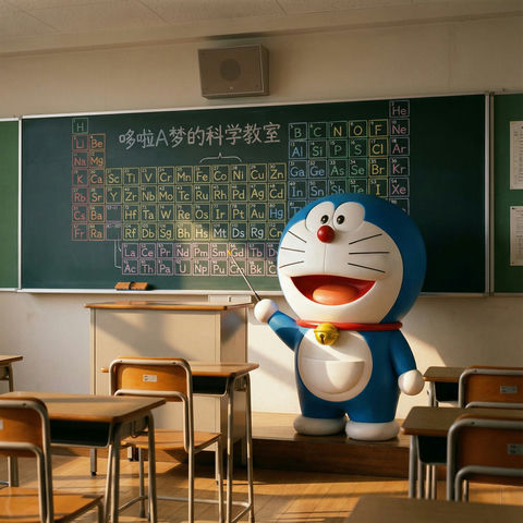 哆啦A梦讲课 的效果示例图