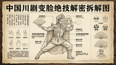 川剧变脸解密拆解图 的效果示例图