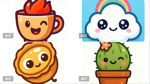 俏皮现代的应用程序图标设计 的效果示例图