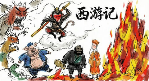 涂鸦线条干刷色块 的效果示例图