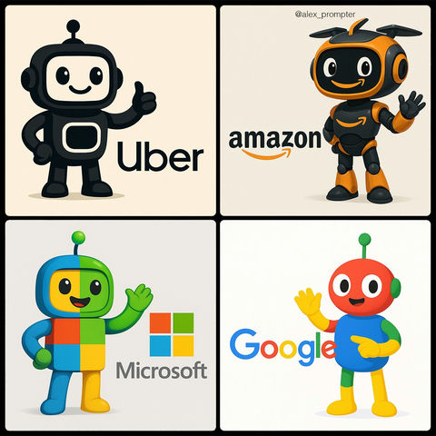 将你的Logo变成吉祥物 的效果示例图