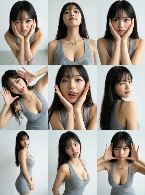 生成3×3照片网格照片 的效果示例图
