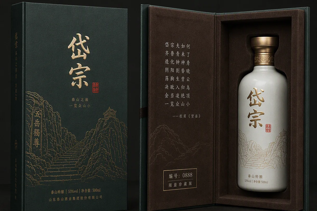 高端白酒礼盒包装 的效果示例图