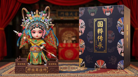 国粹戏曲定制手办-穆桂英挂帅 的效果示例图