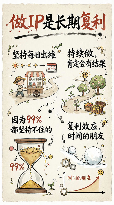 手绘风格的信息图卡片 的效果示例图