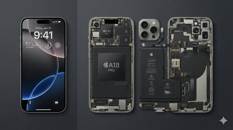 iPhone 16 Pro Max拆解 的效果示例图