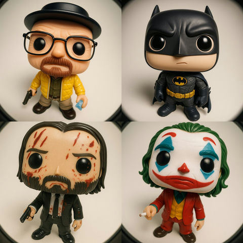 Funko Pop风格乙烯基公仔 的效果示例图