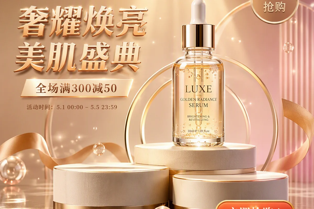 3D电商促销Banner 的效果示例图