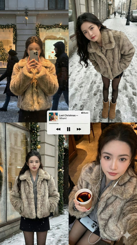 雪景下的精灵 的效果示例图