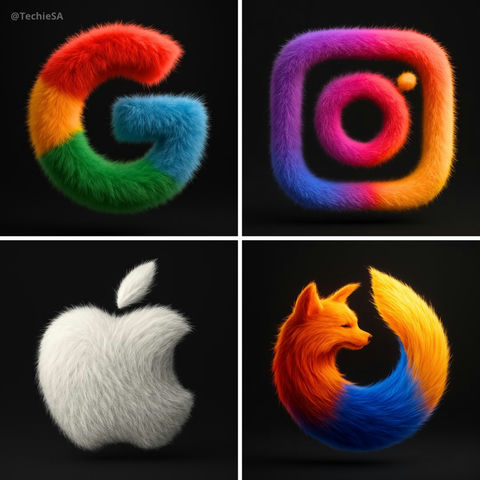 3D蓬松的物体 的效果示例图