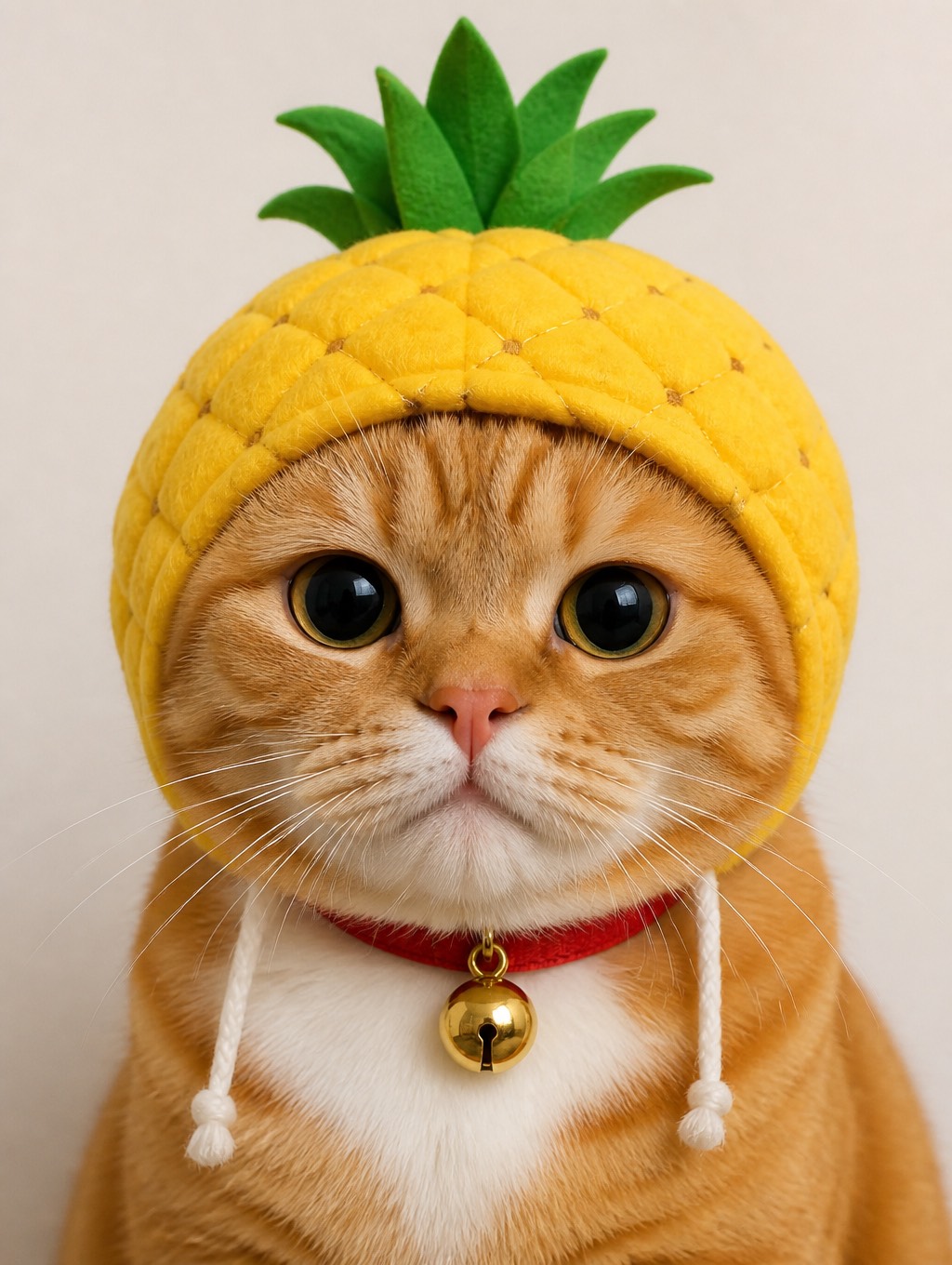 一只姜猫的特写肖像，上面有 的效果示例图